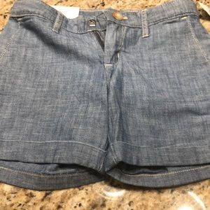 NWT gap midi denim shorts